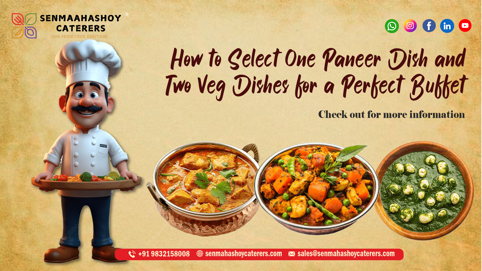 Perfect Paneer & Veg Dishes for Kolkata Buffet